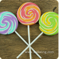 Creative Lollipop Shaped Cartoon Rubber Eraser